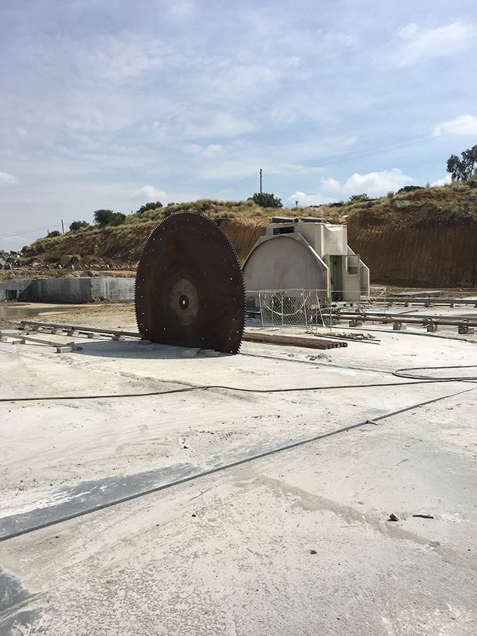 application of double blade machine