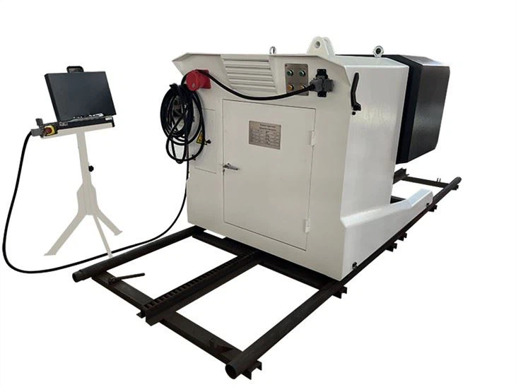 Diamond wire rock cutting machine
